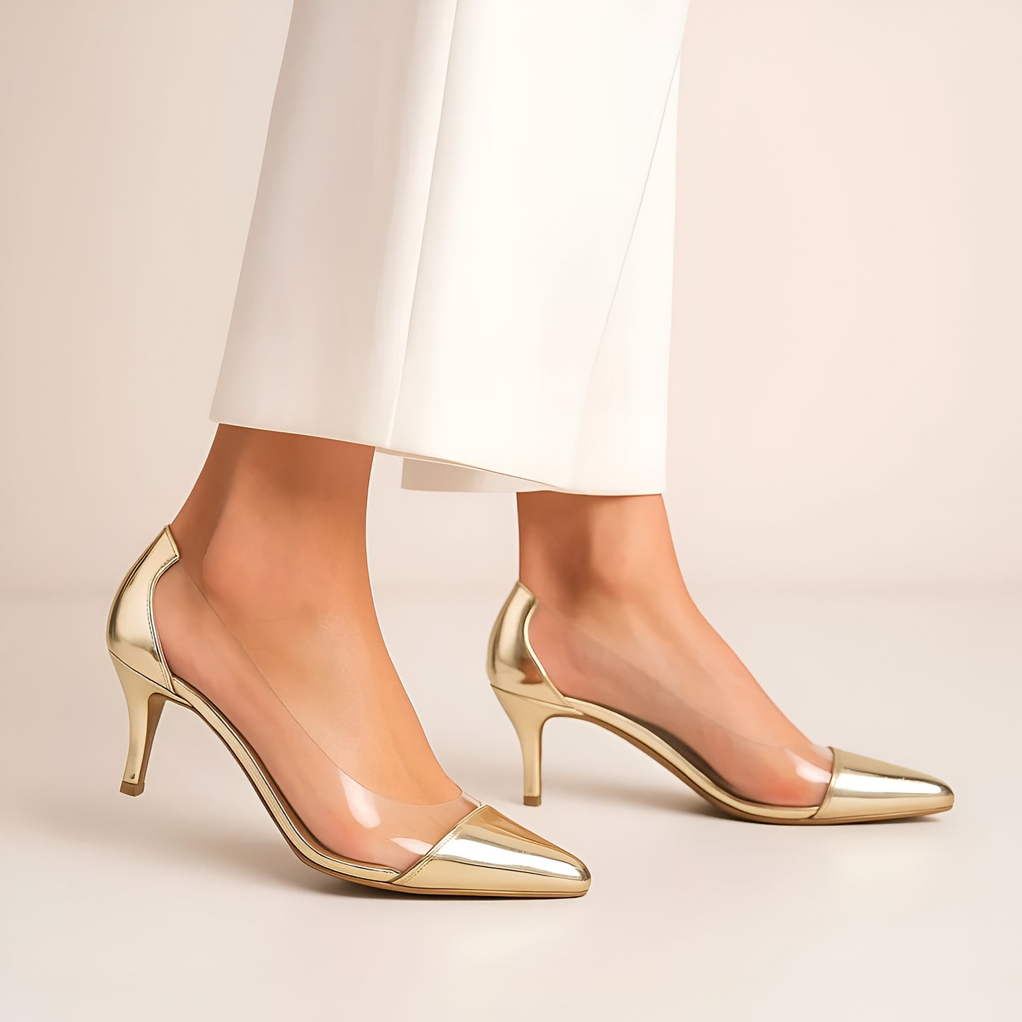 Cocktail Golden Mini Heel