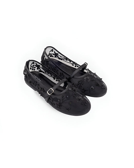 Mesh Mary Janes